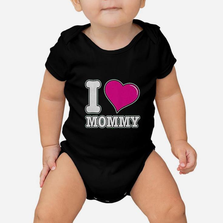 I Love Mommy  Mothers Day Mom Baby Onesie