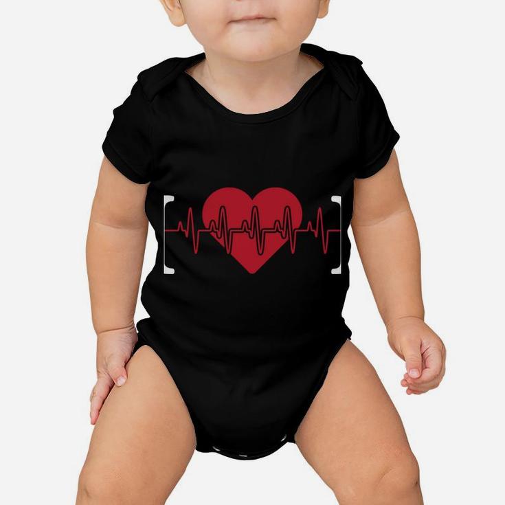 I Love My Mama Is My Valentine Day Heart Mother's Day Gift Baby Onesie