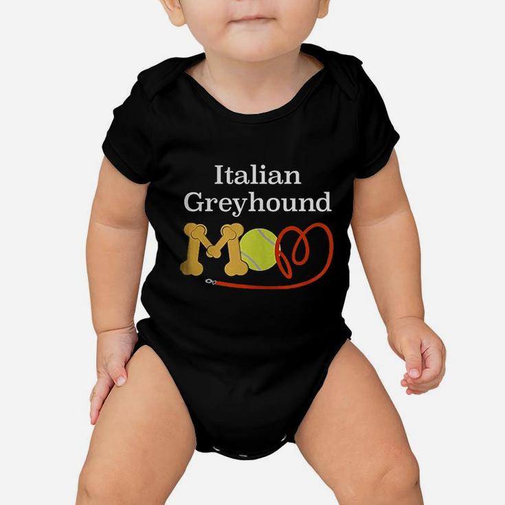 Italian Greyhound Mom Dog Breed Baby Onesie
