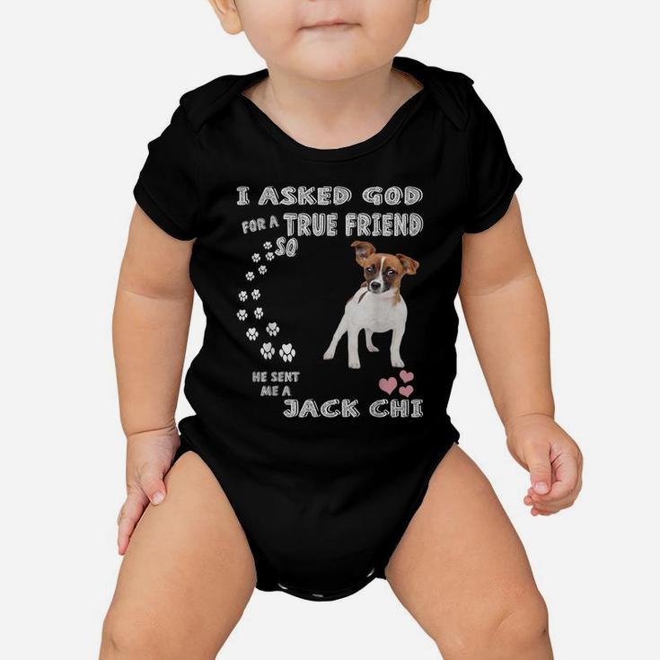 Jackahuahua Dog Mom, Jackhuahua Dad Costume, Cute Jack Chi Baby Onesie