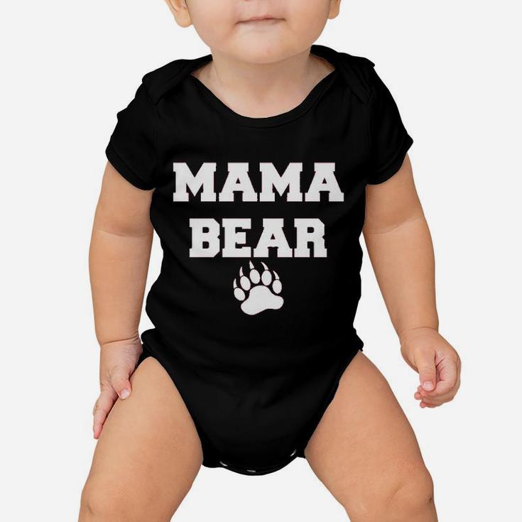 Ladies Mama Bear Cute Mom Game Baby Onesie