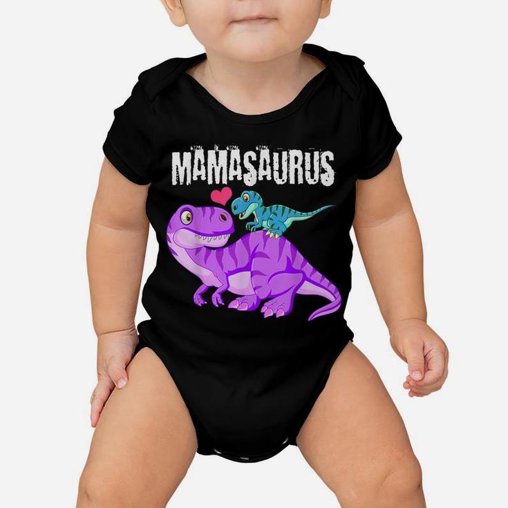 Mamasaurus Dinosaur T Shirt Rex Mother Day For Mom Gift Mama Baby Onesie