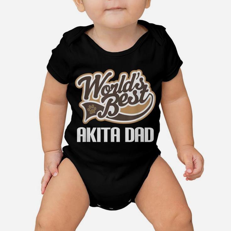 Mens Akita Dog Dad Fathers Day Pet Gift Baby Onesie