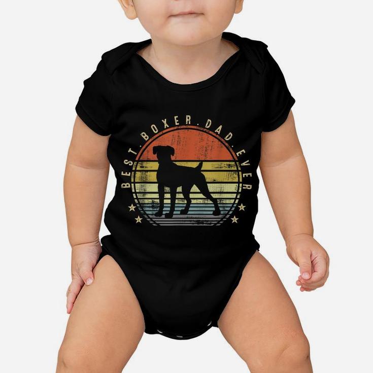 Mens Best Boxer Dad Ever Daddy Gifts Dog Lover Owner Baby Onesie