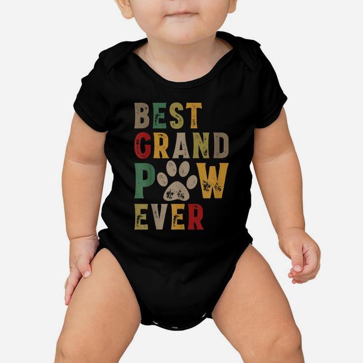 Mens Best Grand Paw Ever Grandpa Dog Dad Grandpaw Father's Day Baby Onesie
