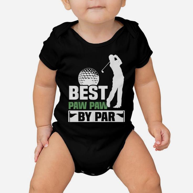 Mens Best Paw Paw By Par Golf Grandpa Mens Fathers Day Gift Baby Onesie