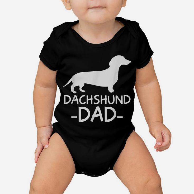 Mens Dachshund Dad Weiner Weenie Apparel Dog Lover Holder Design Baby Onesie