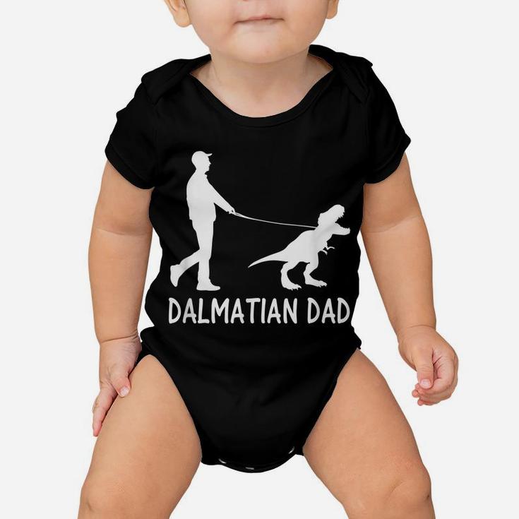 Mens Dalmatian Dad Dinosaur Dog Owners Funny Father's Day Baby Onesie