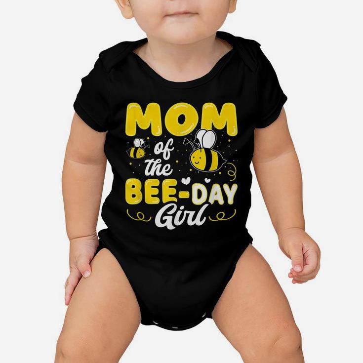 Mom Of The Bee Day Girl Hive Party Matching Birthday Sweet Baby Onesie