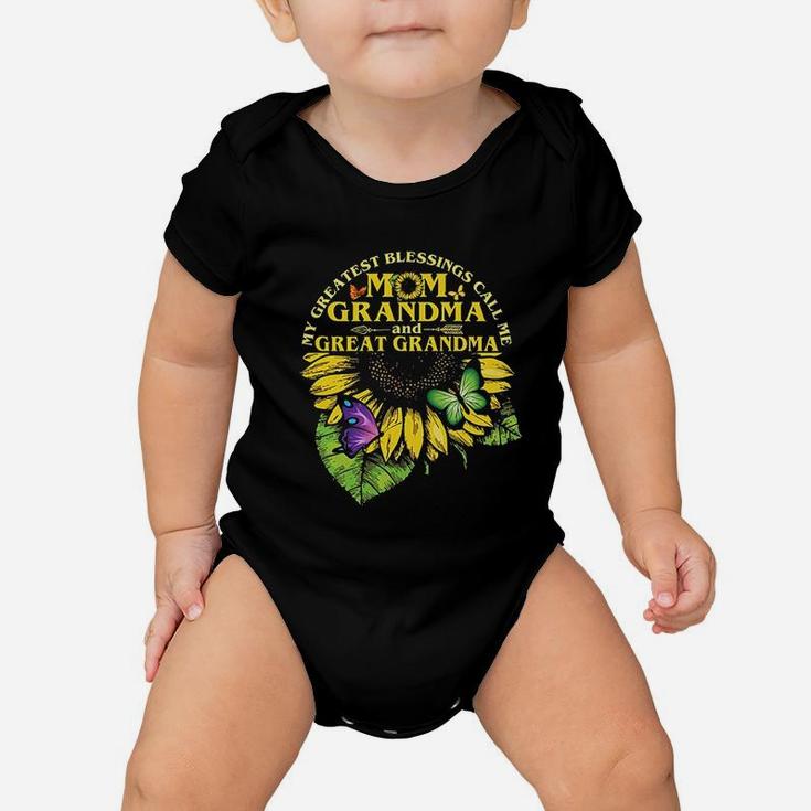My Greatest Blessings Call Me Mom Baby Onesie