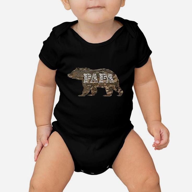 Papa Bear  Fathers Day Baby Onesie