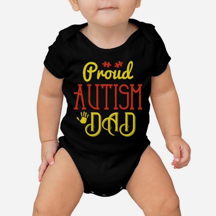 Proud Autism Dad Baby Onesie