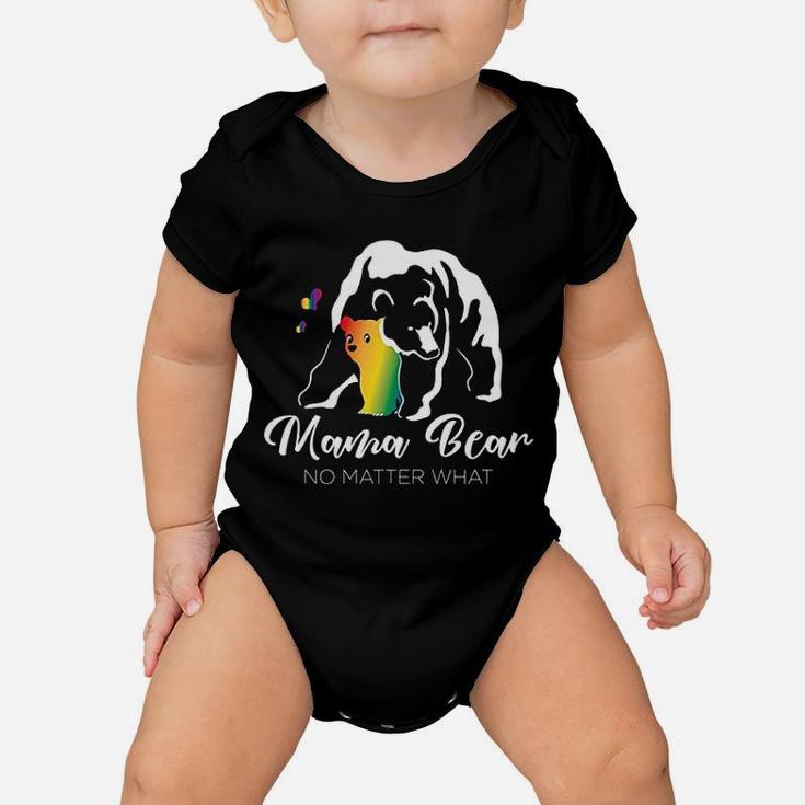 Proud Mom No Matter What Lgbtq Lgbt Mom Pride Mama Bear Pullover Baby Onesie