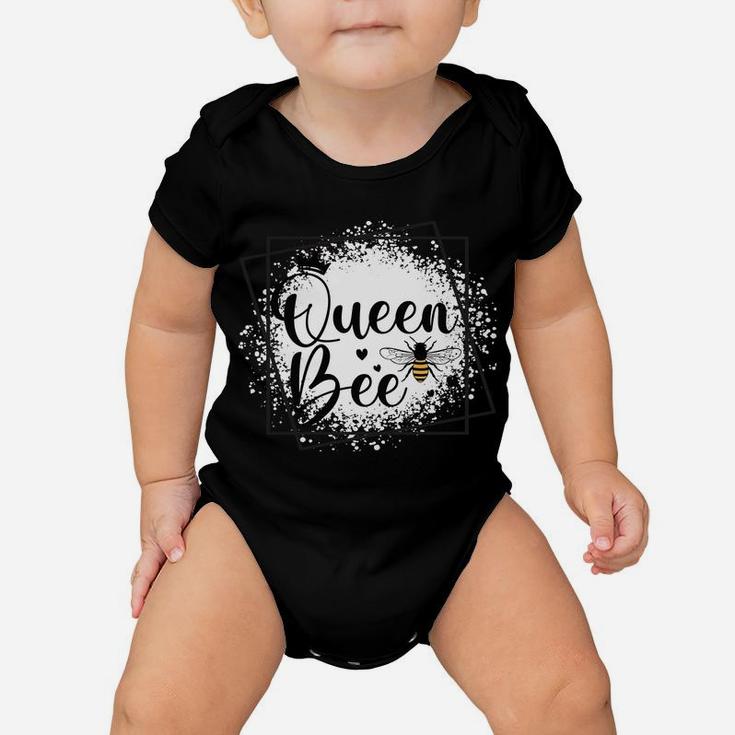 Queen Bee Sarcastic Funny Mother's Day Birthday Christmas Baby Onesie