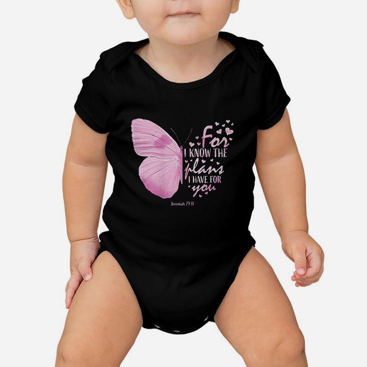 Religious Gifts Mom Christian Verse Butterfly Baby Onesie