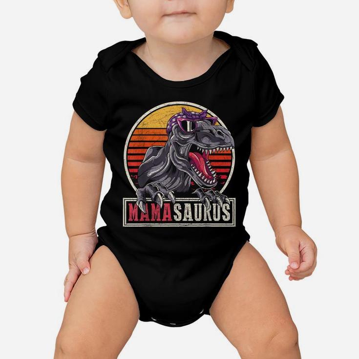 Retro MamasaurusRex Dinosaur Funny Mama Saurus Mother Baby Onesie