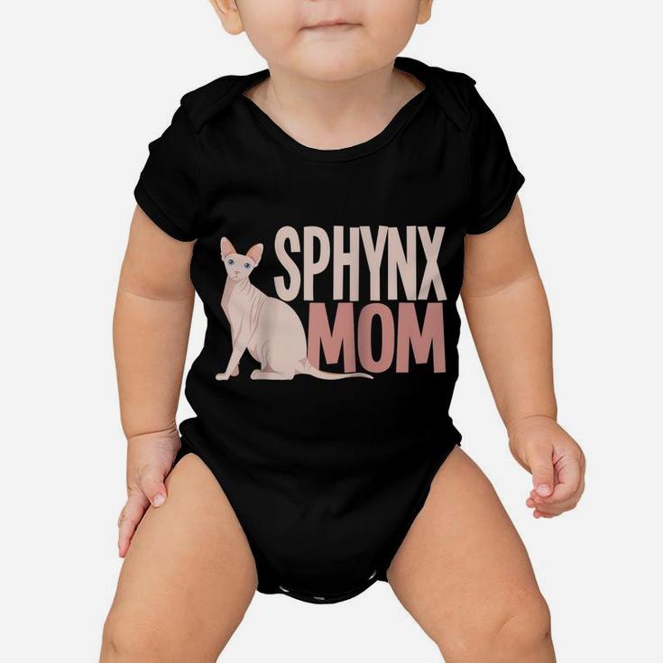 Sphynx Mom Cat Sphinx Hairless Cat Lovers Owner Gift Raglan Baseball Tee Baby Onesie