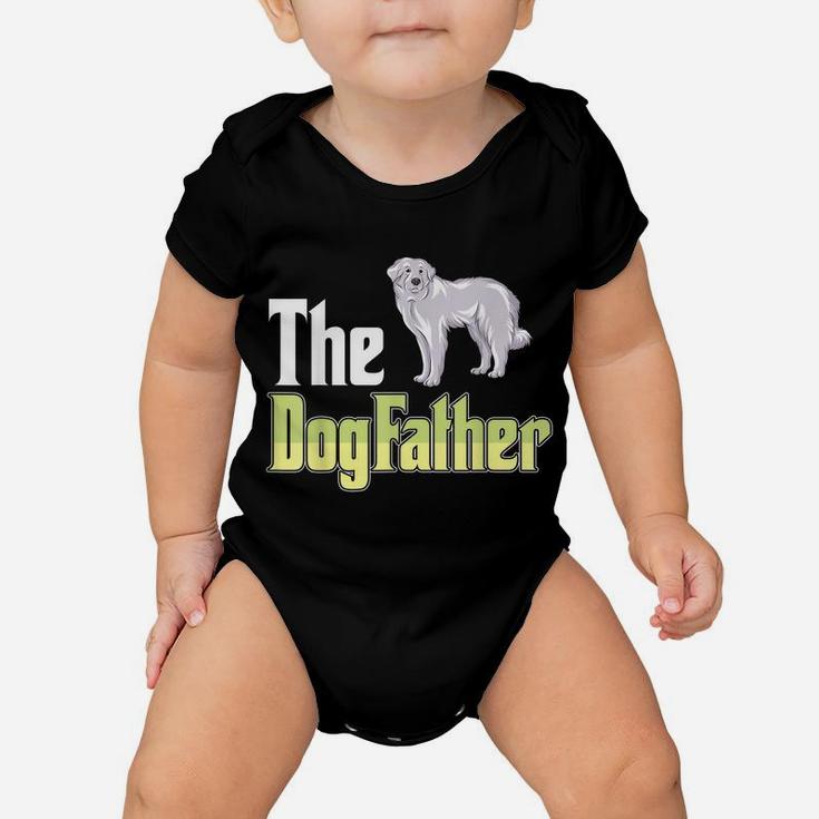 The Dogfather Great Pyrenees Funny Dog Owner Father’ Day Baby Onesie