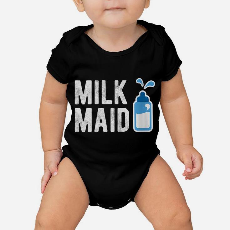 Womens Milk Maid - New Mom Gift Funny New Mom Gift For New Mommy Baby Onesie