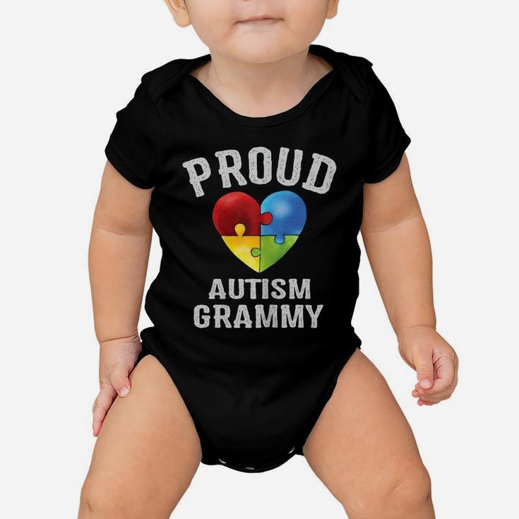 Womens Proud Autism Grammy Autism Awareness Gifts For Grandma, Mom Baby Onesie