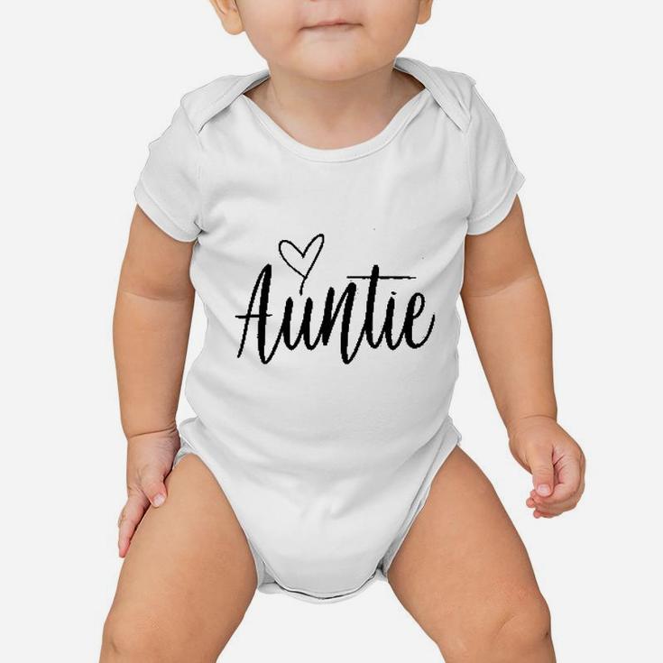 Auntie Heart Baby Onesie