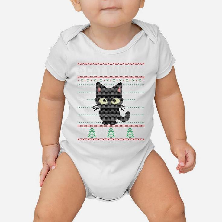 Cat Daddy Ugly Christmas Sweater Pajama Matching Xmas Gift Sweatshirt Baby Onesie