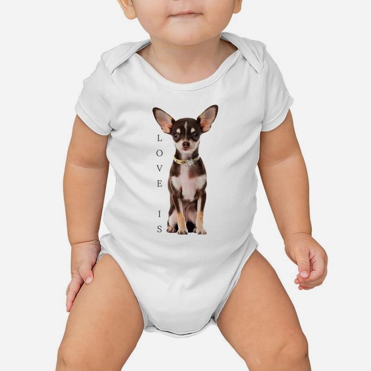 Chihuahua Shirt Dog Mom Dad Tee Love Pet Puppy ChiuauahaBaby Onesie
