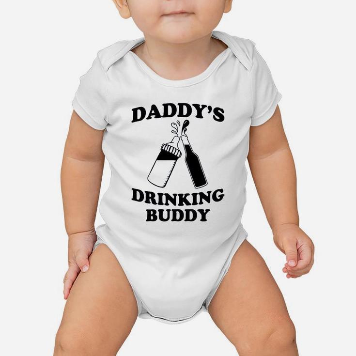 Daddys Drinking Buddy Baby Onesie