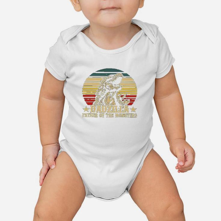 Dadzilla Father Of The Monsters Baby Onesie