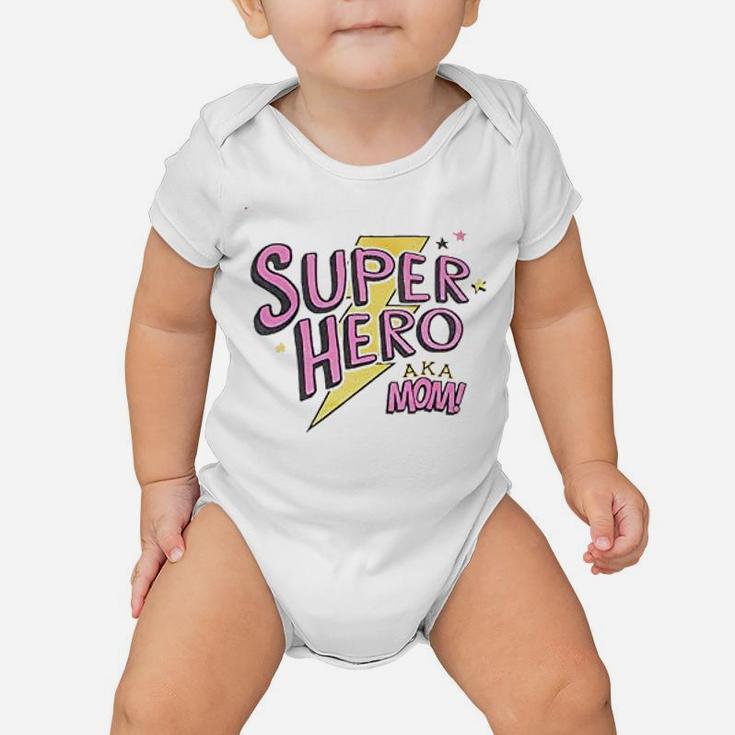 Day Super Hero Mom Baby Onesie