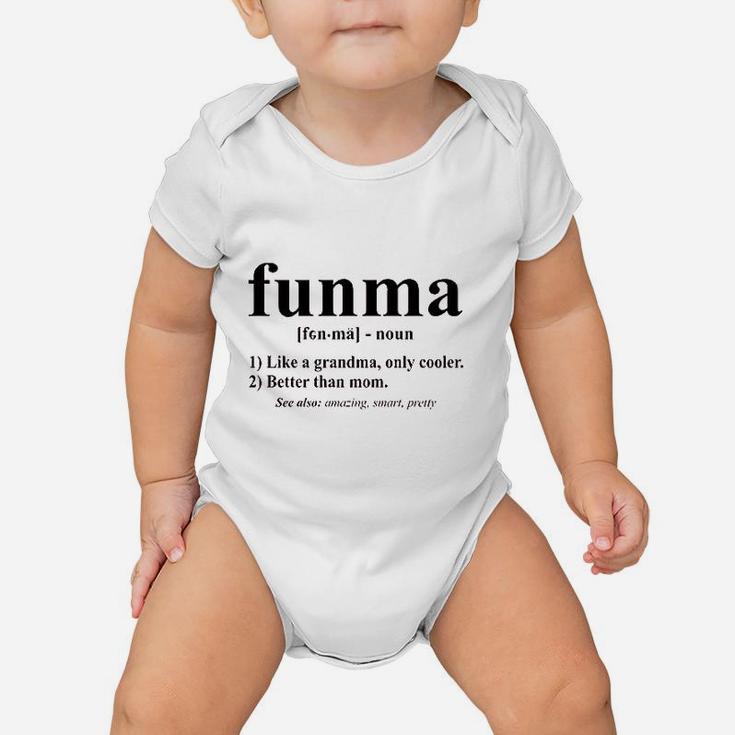 Funma Fun Grandma Funny Baby Onesie