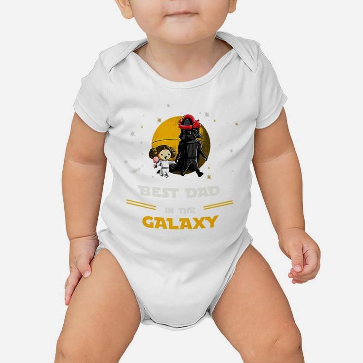 Mens Father And Daughter - Best Dad In The Galaxy Baby Onesie