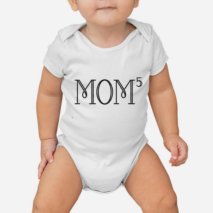 Mom To The Power Of Multiples Baby Onesie