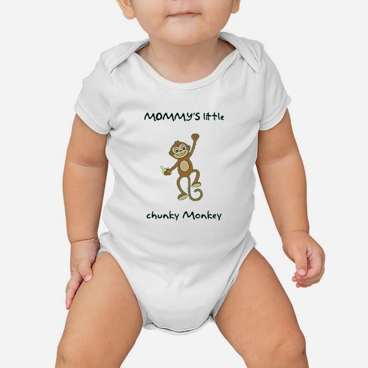 Mommys Little Chunky Monkey Boy Girl Clothes Baby Onesie