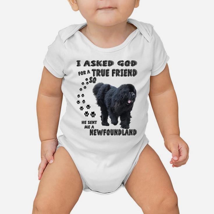 Newfoundland Saying Mom, Newf Dad Costume, Cute Newfie Dog Baby Onesie