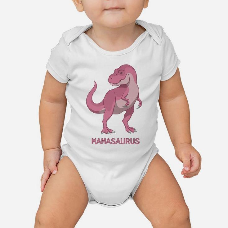 Pink Lady Mamasaurus T-Rex Dinosaur Baby Onesie