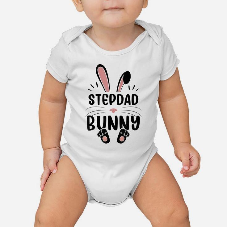 Stepdad Bunny Funny Matching Easter Bunny Egg Hunting Baby Onesie