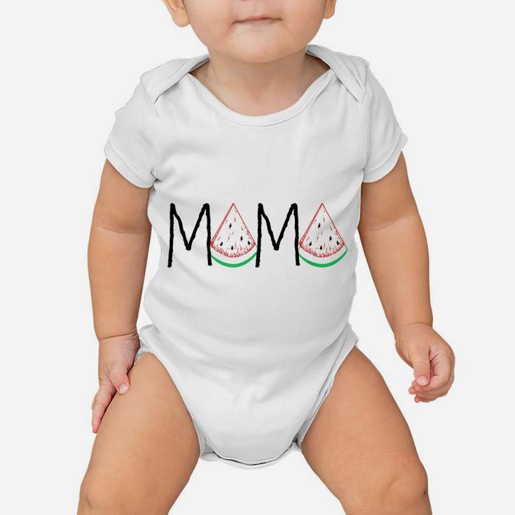 Watermelon Mama - Mothers Day Gift - Funny Melon Fruit Baby Onesie