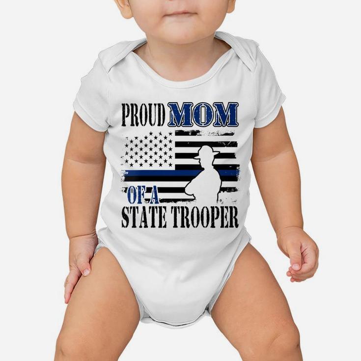 Womens Proud Mom Of A State Police Officer Baby Onesie